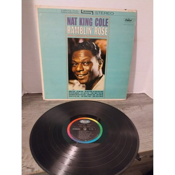 Nat King Cole Ramblin' Rose LP 1962 Capitol Records ST 1793 - Picture 1 of 4